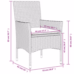 VidaXL 3278663 ensemble de meubles de jardin - Vue supplémentaire 8