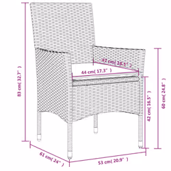 VidaXL 3278675 ensemble de meubles de jardin - Vue supplémentaire 8