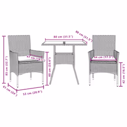 VidaXL 3278707 ensemble de meubles de jardin - Vue supplémentaire 7
