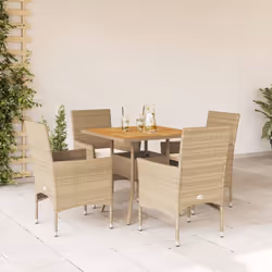 Cet ensemble de salle à manger de jardin est un excellent choix pour les repas en plein air ou pour vous détendre dans le jar ...