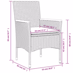 VidaXL 3278735 ensemble de meubles de jardin - Vue supplémentaire 8