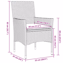 VidaXL 3278747 ensemble de meubles de jardin - Vue supplémentaire 8
