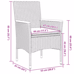 VidaXL 3278754 ensemble de meubles de jardin - Vue supplémentaire 8