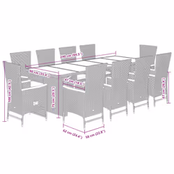 VidaXL 3277530 ensemble de meubles de jardin - Vue supplémentaire 8