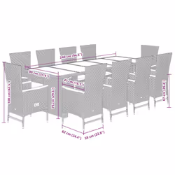 VidaXL 3277534 ensemble de meubles de jardin - Vue supplémentaire 7