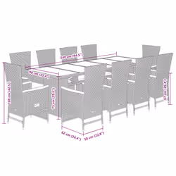 VidaXL 3277536 ensemble de meubles de jardin - Vue supplémentaire 7