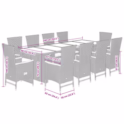 VidaXL 3277539 ensemble de meubles de jardin - Vue supplémentaire 8