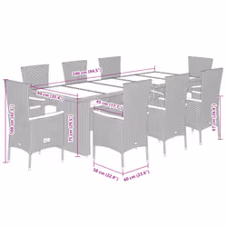 VidaXL 3277546 ensemble de meubles de jardin - Vue supplémentaire 7