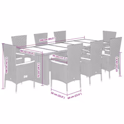 VidaXL 3277553 ensemble de meubles de jardin - Vue supplémentaire 7