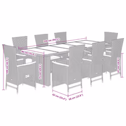 VidaXL 3277557 ensemble de meubles de jardin - Vue supplémentaire 7
