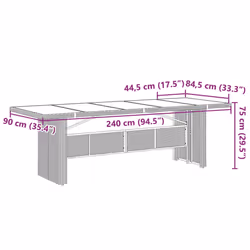 VidaXL 3277557 ensemble de meubles de jardin - Vue supplémentaire 8