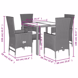 VidaXL 3277569 ensemble de meubles de jardin - Vue supplémentaire 5