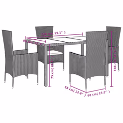 VidaXL 3277571 ensemble de meubles de jardin - Vue supplémentaire 5