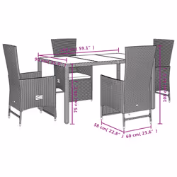 VidaXL 3277575 ensemble de meubles de jardin - Vue supplémentaire 5