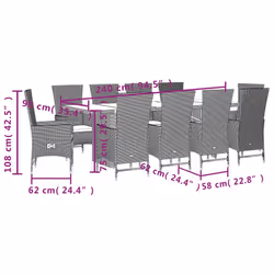 VidaXL 3277585 ensemble de meubles de jardin - Vue supplémentaire 5