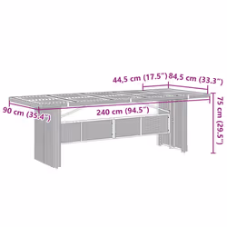 VidaXL 3277591 ensemble de meubles de jardin - Vue supplémentaire 8