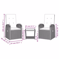 VidaXL 3277607 ensemble de meubles de jardin - Vue supplémentaire 4