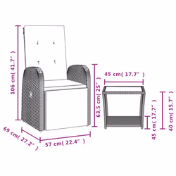 VidaXL 3277609 ensemble de meubles de jardin - Vue supplémentaire 4