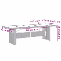 VidaXL 3277629 ensemble de meubles de jardin - Vue supplémentaire 8