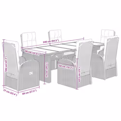 VidaXL 3277637 ensemble de meubles de jardin - Vue supplémentaire 7