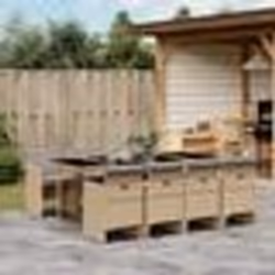 vidaXL Ensemble à manger de jardin et coussins 9 pcs mélange beige