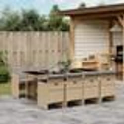 vidaXL Ensemble à manger de jardin et coussins 9 pcs mélange beige