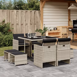 VidaXL 3277726 ensemble de meubles de jardin