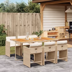 Cet ensemble de salle à manger de jardin est un excellent choix pour les repas en plein air ou pour vous détendre dans le jar ...