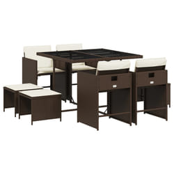 VidaXL 3277904 ensemble de meubles de jardin