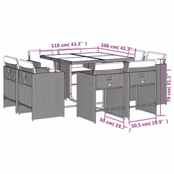 VidaXL 3277969 ensemble de meubles de jardin - Vue supplémentaire 8