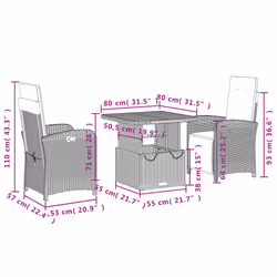 VidaXL 3277337 ensemble de meubles de jardin - Vue supplémentaire 8