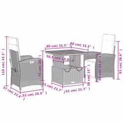 VidaXL 3277339 ensemble de meubles de jardin - Vue supplémentaire 8