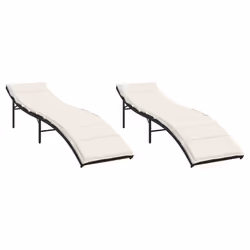 VidaXL 3277301, Linge, Siège rembourré, Polyuréthane, Acier, Crème, Blanc, 110 kg, 550 mm