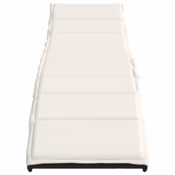 VidaXL 3277301 chaise d'extérieur Linge Siège rembourré Polyuréthane, Acier Crème, Blanc - Vue supplémentaire 4
