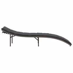 VidaXL 3277303 chaise d'extérieur Linge Siège rembourré Polyuréthane, Acier Gris - Vue supplémentaire 5