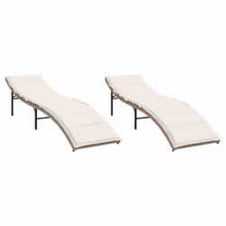 VidaXL 3277304, Terrace, Siège rembourré, Polyuréthane, Acier, Crème, Blanc, 110 kg, 550 mm