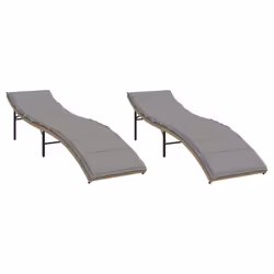 VidaXL 3277305, Terrace, Siège rembourré, Polyuréthane, Acier, Gris, 110 kg, 550 mm