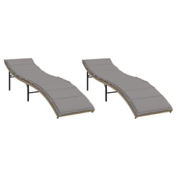 VidaXL 3277305 chaise d'extérieur Terrace Siège rembourré Polyuréthane, Acier Gris
