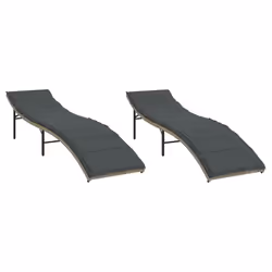 VidaXL 3277306, Linge, Siège rembourré, Polyuréthane, Acier, Gris, 110 kg, 550 mm