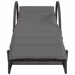 VidaXL 3277309 chaise d'extérieur Linge Siège rembourré Polyuréthane, Acier Gris - Vue supplémentaire 4
