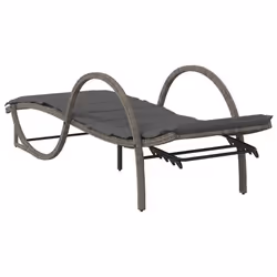 VidaXL 3277309 chaise d'extérieur Linge Siège rembourré Polyuréthane, Acier Gris - Vue supplémentaire 6