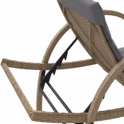 VidaXL 3277311 chaise d'extérieur Terrace Siège rembourré Polyuréthane, Acier Gris - Vue supplémentaire 8