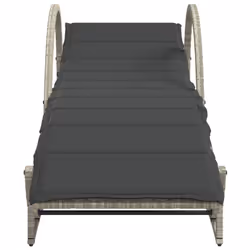 VidaXL 3277312 chaise d'extérieur Linge Siège rembourré Polyuréthane, Acier Gris - Vue supplémentaire 4