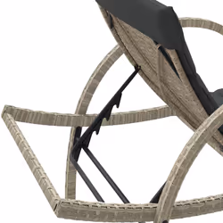 VidaXL 3277312 chaise d'extérieur Linge Siège rembourré Polyuréthane, Acier Gris - Vue supplémentaire 8