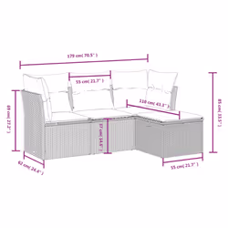 VidaXL 3263111 ensemble de meubles de jardin - Vue supplémentaire 4