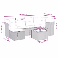 VidaXL 3263175 ensemble de meubles de jardin - Vue supplémentaire 4