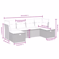 VidaXL 3263232 ensemble de meubles de jardin - Vue supplémentaire 4