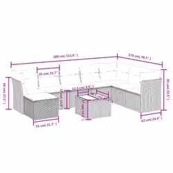 VidaXL 3263272 ensemble de meubles de jardin
