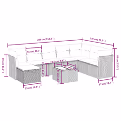 VidaXL 3263278 ensemble de meubles de jardin - Vue supplémentaire 4