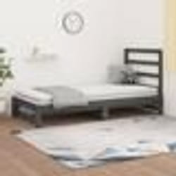 vidaXL Salon de jardin 9 pcs avec coussins noir résine tressée